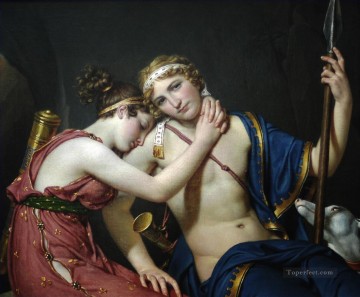 The Farewell of Telemachus and Eucharis Jacques Louis David Oil Paintings